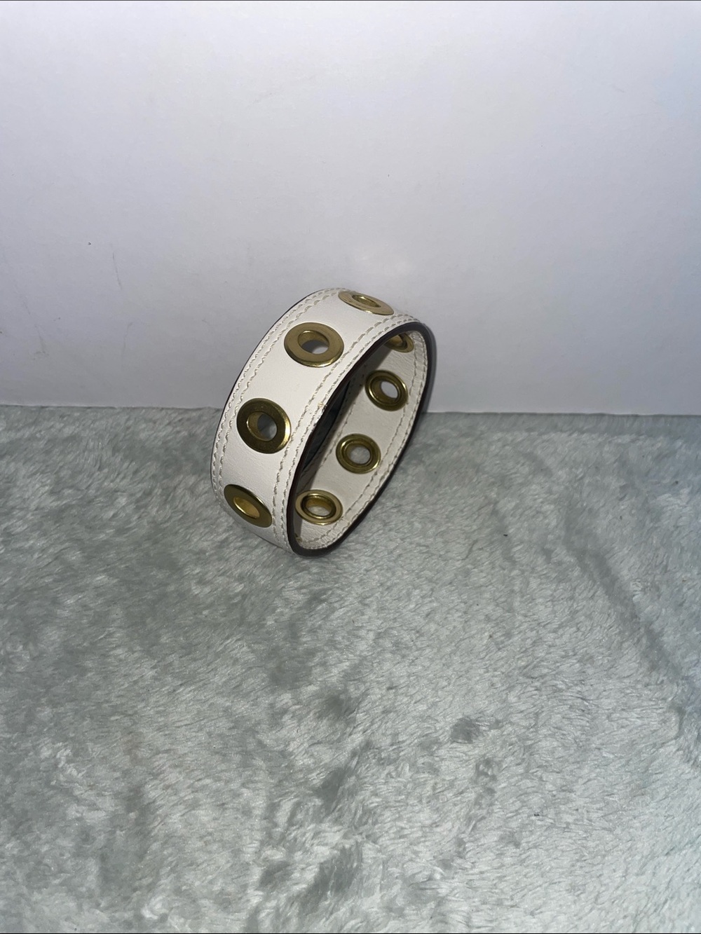 Coach Leather Grommet Bracelet
